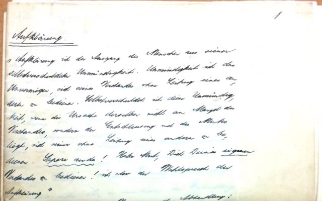 Ernst Cassirer Papers, Beinecke Library, Yale University, GEN MSS 98, Box 37, Folder 706